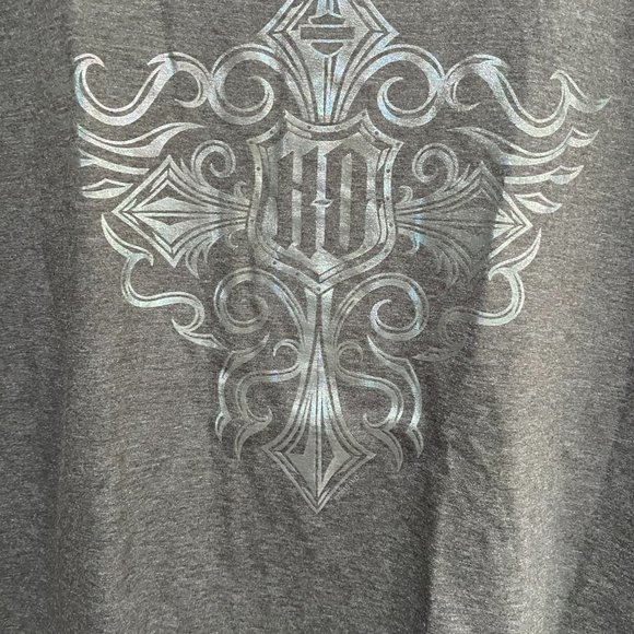 HARLEY-DAVIDSON Women's XL Gray Short Sleeve T-Shirt Shirt Top Cody Wyoming NWT - Picture 3 of 6